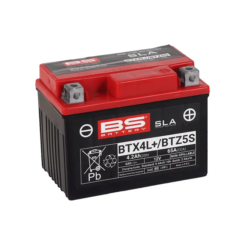 BS BATTERY BTX4L+/ BTZ5S SLA (YTX4L-BS / YTZ5S-BS)