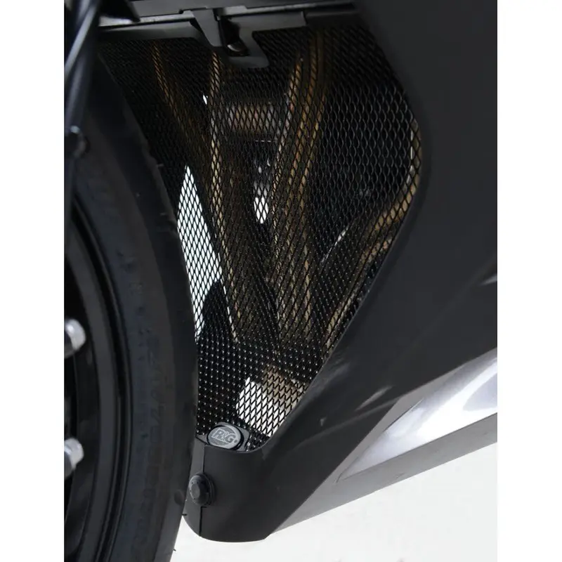R&G Racing Black Downpipe Grill For 2011-2019 Kawasaki Z1000SX (Ninja 1000)