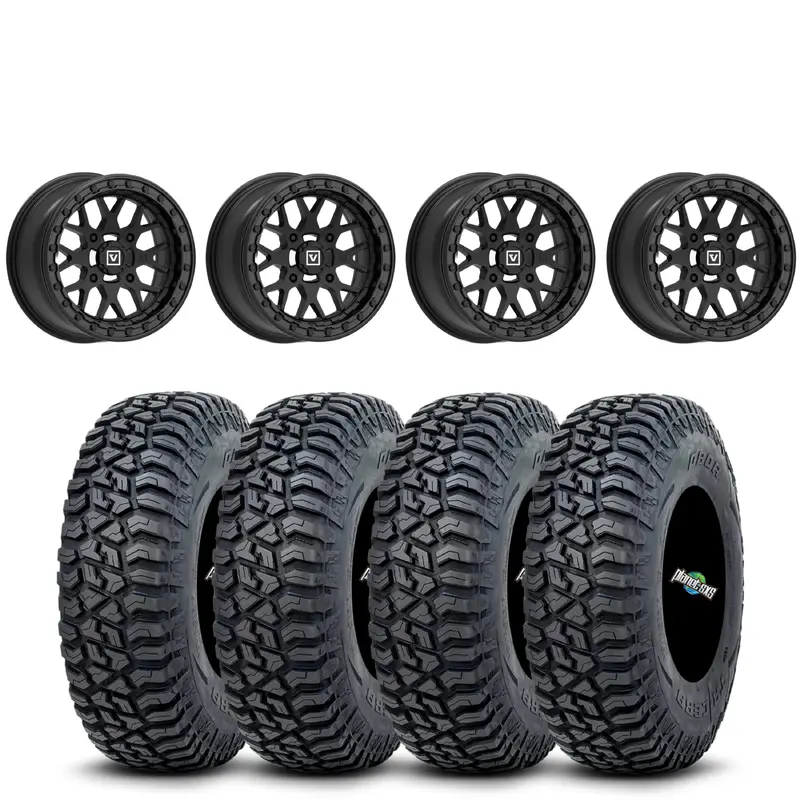 Valor Offroad V07 SATIN BLACK beadlock on Obor Tricera