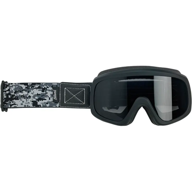BILTWELL Overland 2.0 Goggle - Grunt - Black Camo - Smoke Lens 2111-5102-010