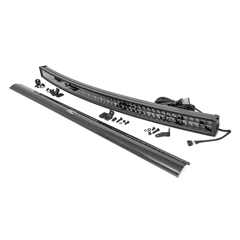 54 Inch Black Series LED Light Bar | Curved | Dual Row | Cool White DRL | 72954BD