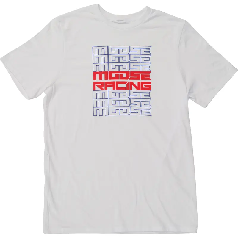 MOOSE OFFROAD Youth Recurrence T-Shirt - White - XL 3032-3804
