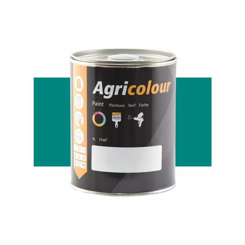 Agricolour - Water Blue Gloss Paint 1L Tin - Sparex Part No. S.85021