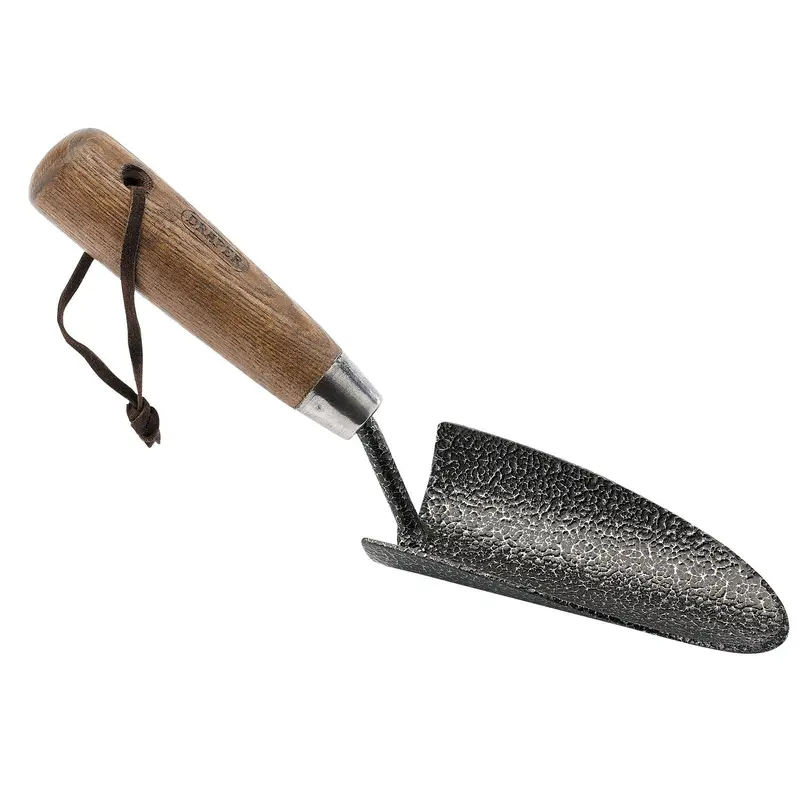 Draper Carbon Steel Heavy Duty Hand Trowel With Ash Handle, 125mm - A3081/I