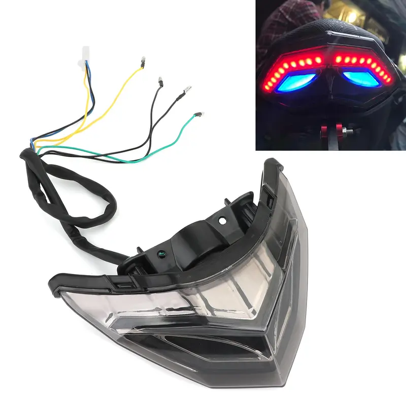 2013-2017 KAWASAKI Ninja 250 300 Rear Brake Turn Signals Taillight Blue
