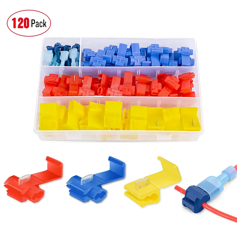 100Pcs Quick Splice Wire Terminals