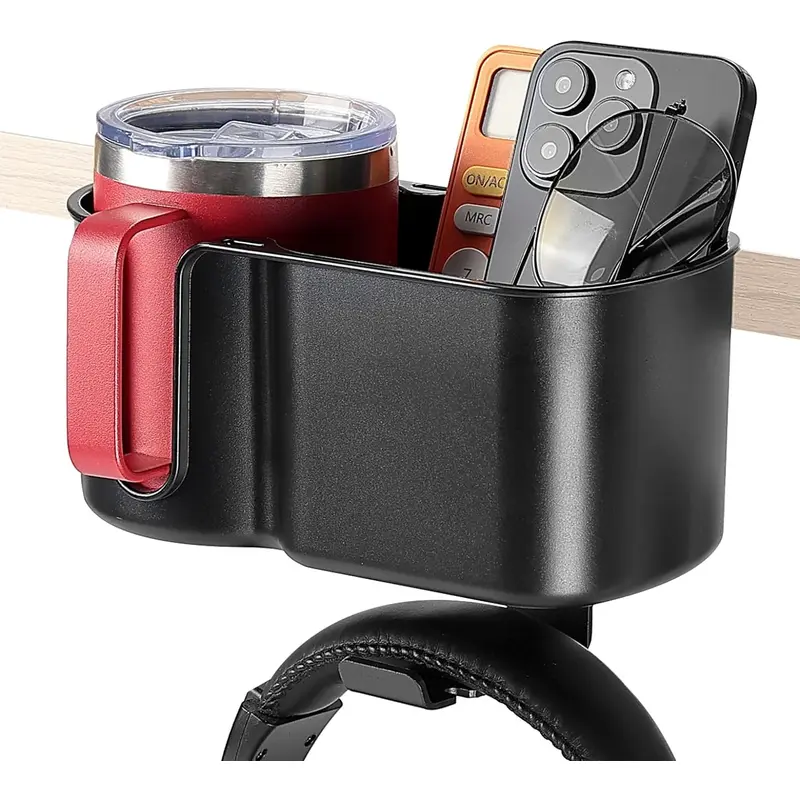  2 in 1 Desk Cup Holder for Most 18-32 oz Bottles (Discount)