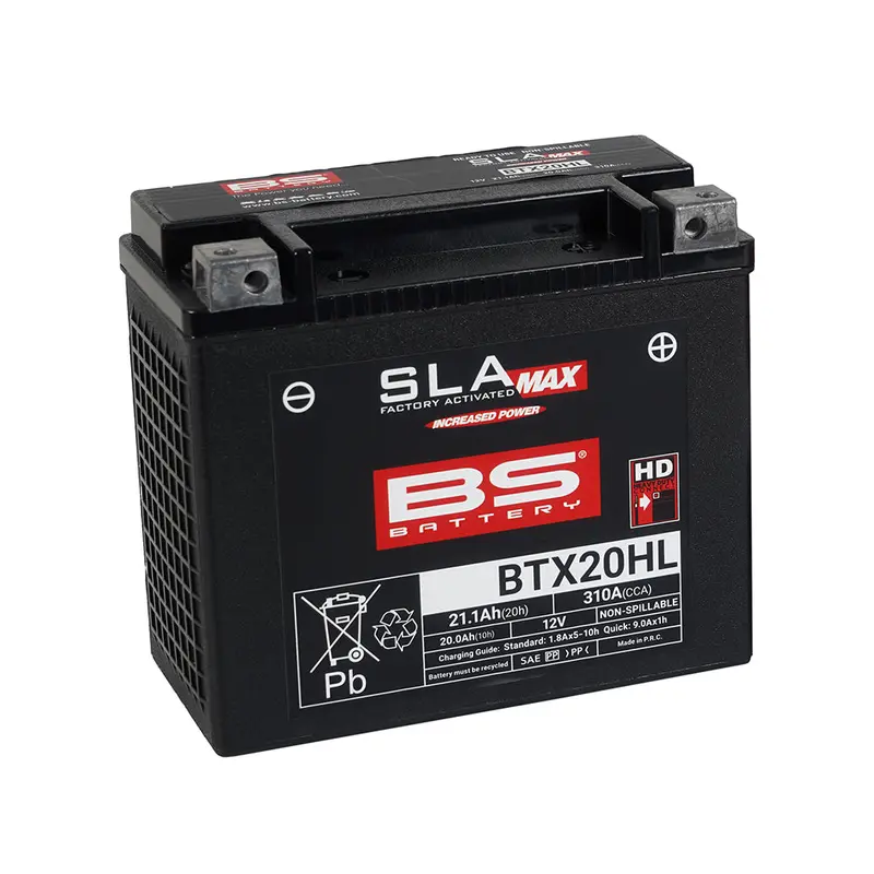 BS BATTERY BTX20HL *MAX* SLA - INCREASED POWER (YTX20L-BS)