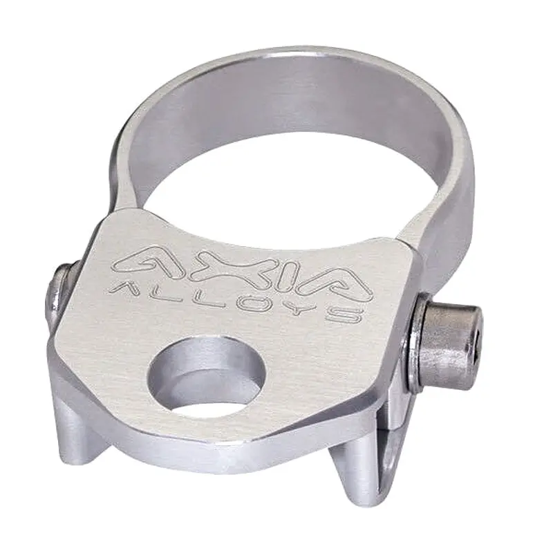 Vertical Whip Mount .5" Silver 1 Clamp Needed