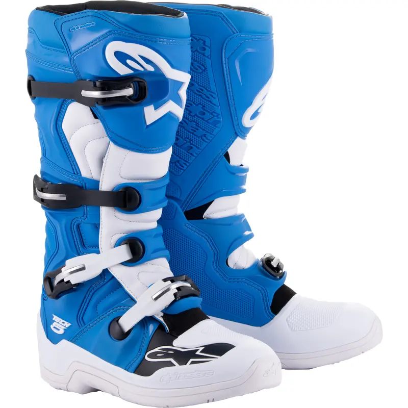 Alpinestars Tech 5 Boots Blue/White Sz 11 - Part 2015015-72-11