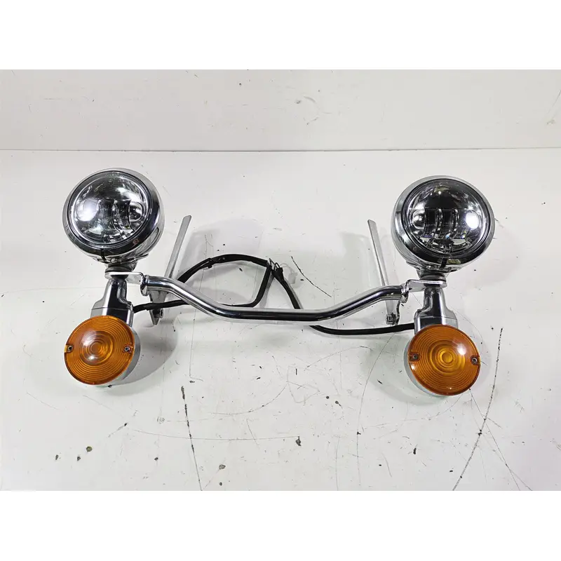 2016 Harley FLSTC Softail Heritage Front Led Spotlight Blinker Set 58082-02A
