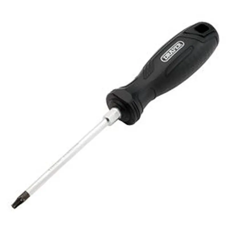 Draper Tx-Star Tamperproof Hard Grip Screwdriver, T20H X 100Mm | 220/Th