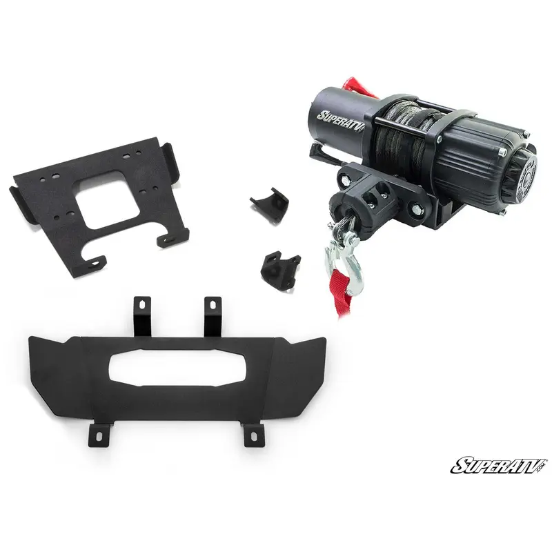 Super ATV POLARIS RZR TRAIL S 1000 WINCH MOUNTING PLATE
