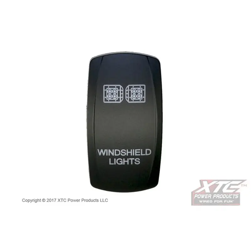 Carling Switch with WINDSHIELD LIGHTS Actuator/Rocker