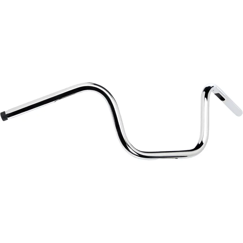 BILTWELL 1" Handlebar w/ TBW Plugs - Chump - Chrome 6005-1057