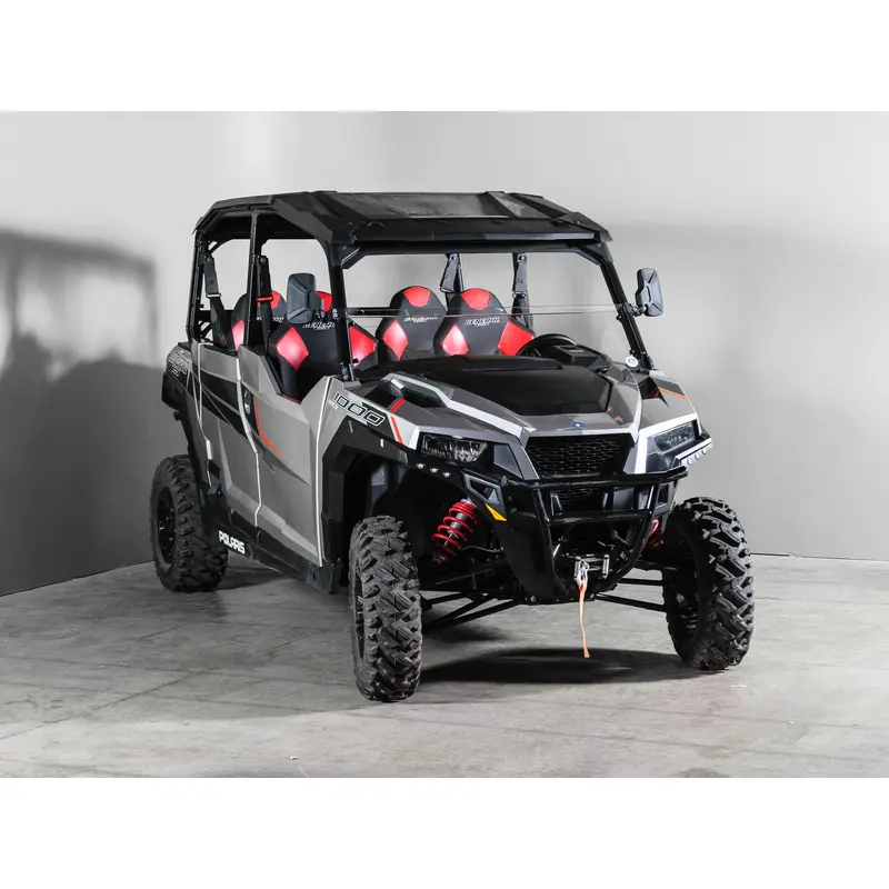 TERRARIDER POLARIS GENERAL HALF UTV WINDSHIELD - PRO FIT FRAME - SCRATCH RESISTANT 3/16"