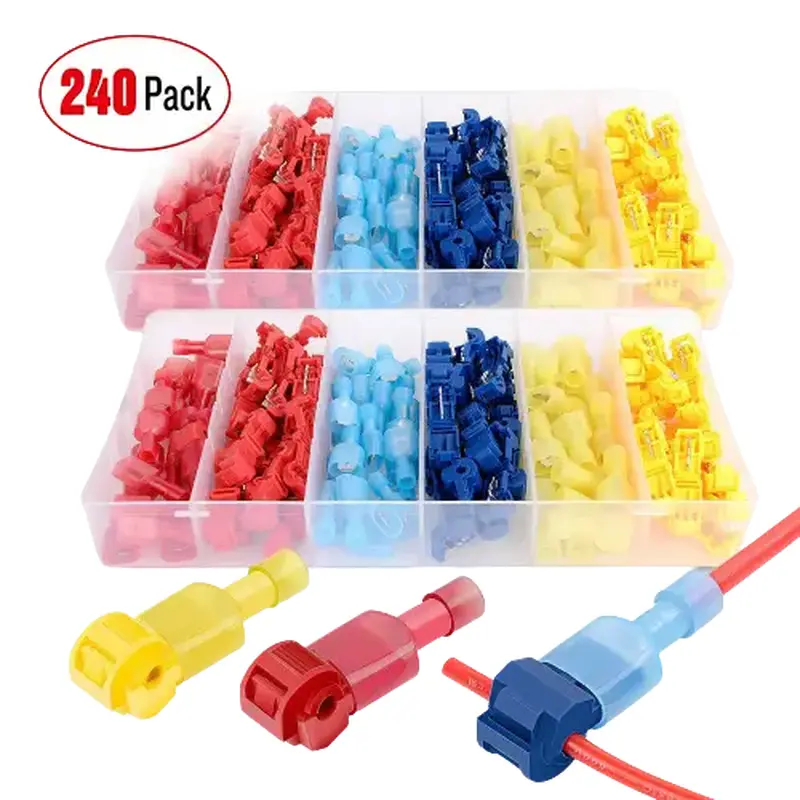 240Pcs Quick Splice Wire Terminals