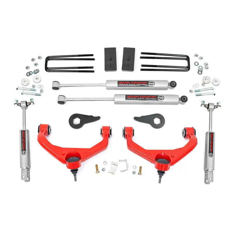 3.5 Inch Lift Kit | Chevy/GMC 2500HD/3500HD 2WD/4WD (11-19) | 95920RED