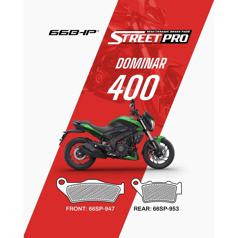 Bajaj Dominar 400 Street Pro Semi Ceramic Brake Pads