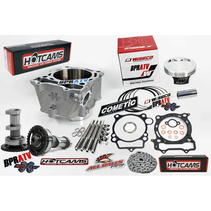 Yamaha YFZ450 98mm Big Bore Cylinder Stage 1 Cams Wiseco Piston Top Rebuild Kit