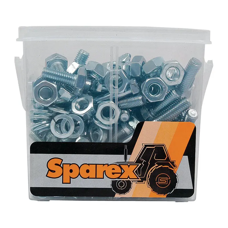 Metric Bolt, M6 - 10x25 - 75mm (DIN 931) 100 pcs. Small Bucket | Sparex Part No.S.14734