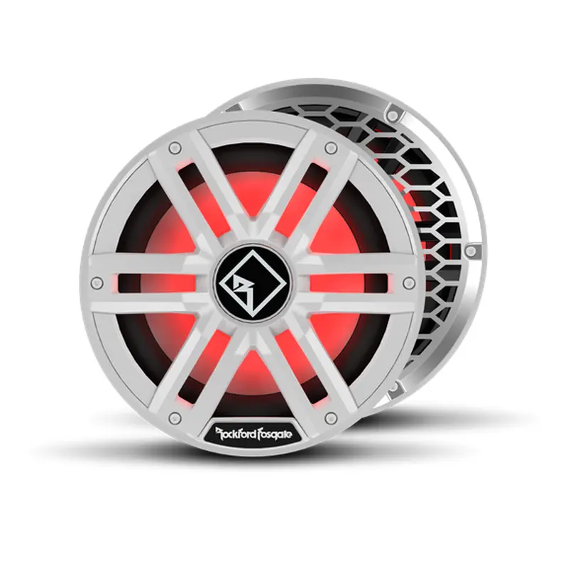 ROCKFORD FOSGATE M2 10" DVC 4 Color Optix Infinite Baffle Marine Subwoofer - WHITE