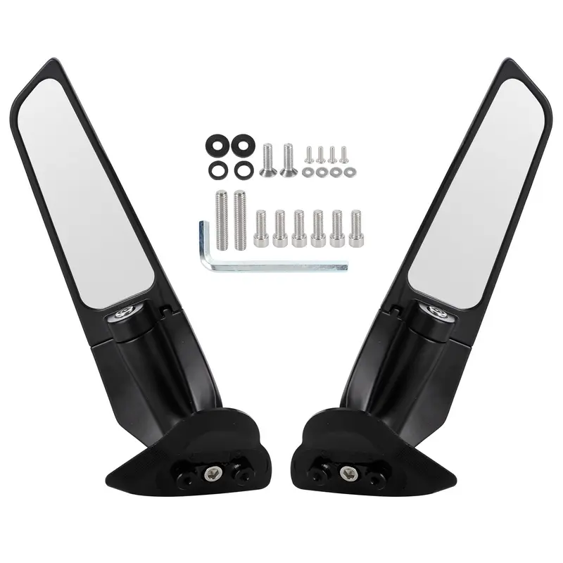 17-24 Yamaha YZF R6 R7 Wing Fin Spoiler Side Rearview Mirrors