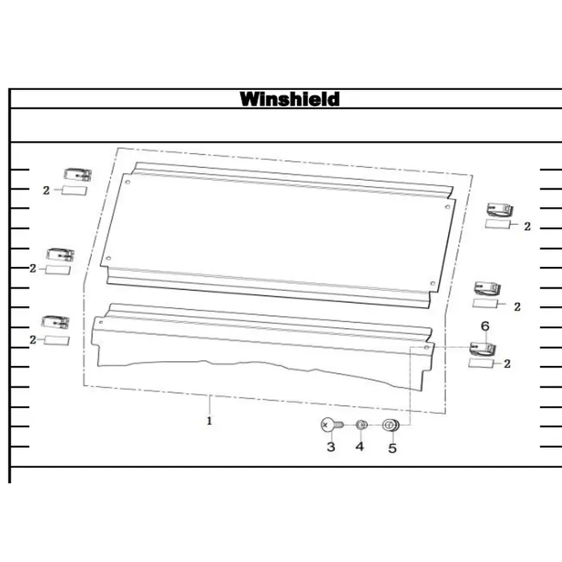 HiSUN - Windshield Clamp - P311001863100000