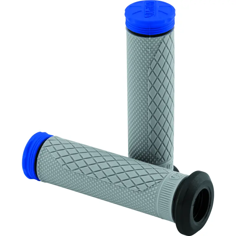 ProTaper Tri Density Full Diamond ATV Grips - Blue