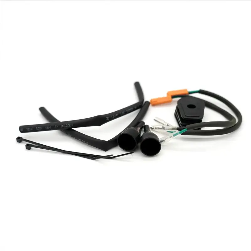 R&G Racing Black Indicator Adapter Kit For 2024-2024 Kawasaki Ninja 500