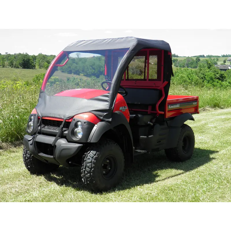 Kawasaki Mule SX - Vinyl Windshield/Top/Rear Combo
