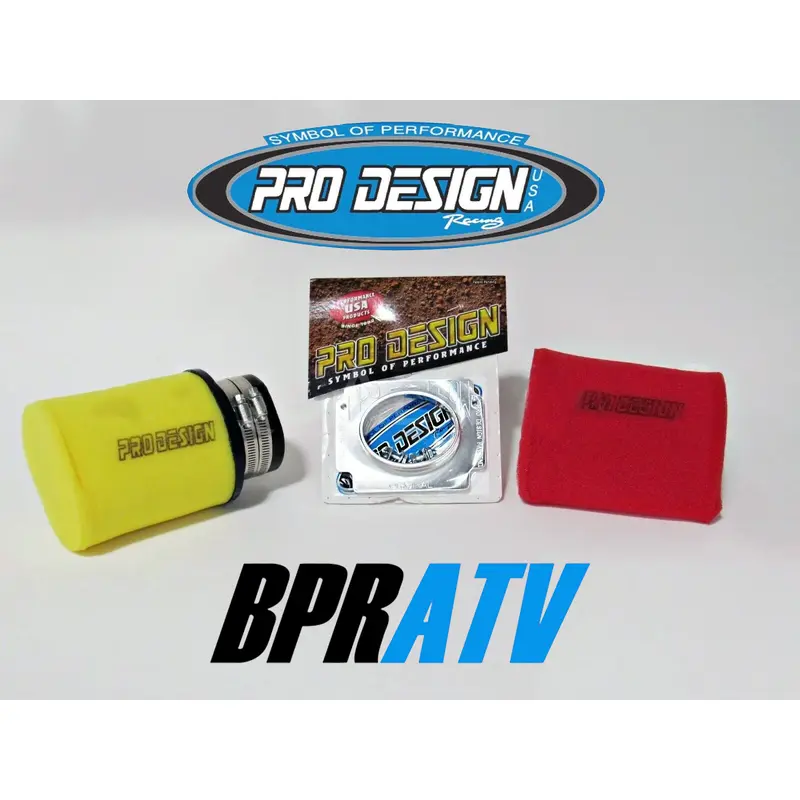 Pro Design Pro Flow Foam Air Filter Intake Box Kit Yamaha Banshee YFZ 350