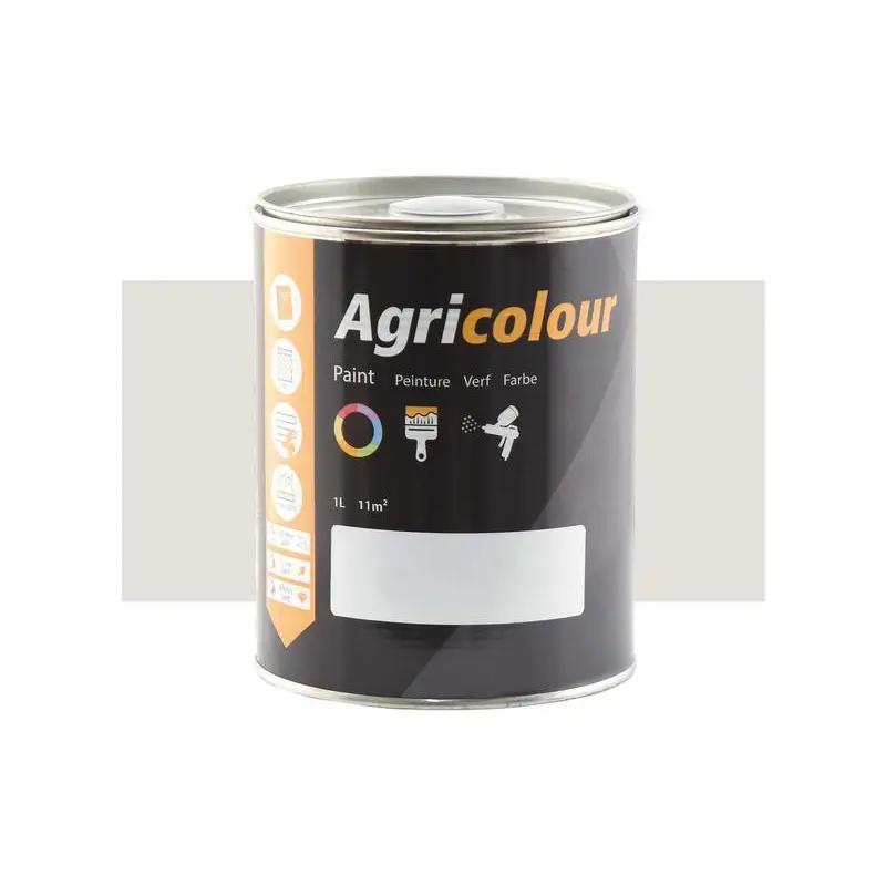 Agricolour - White Gloss Paint 1L Tin - Sparex Part No. S.82957