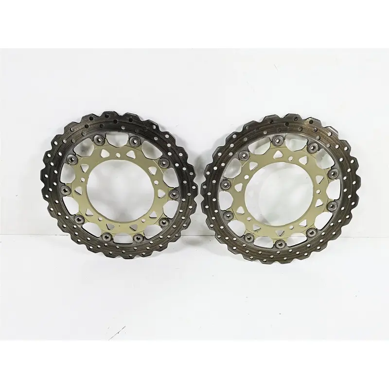 2012 Yamaha XT1200 Super Tenere Front Brake Disc Rotor Set 23P-2581T-00-00