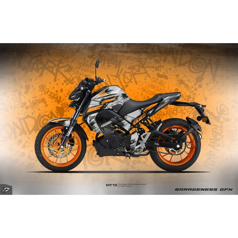 Barageness - YAMAHA MT-15  Automotive Graphics