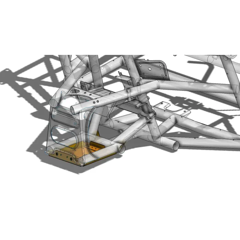 CT Race Worx -  Maverick X3 Chromoly Front Diff Tray