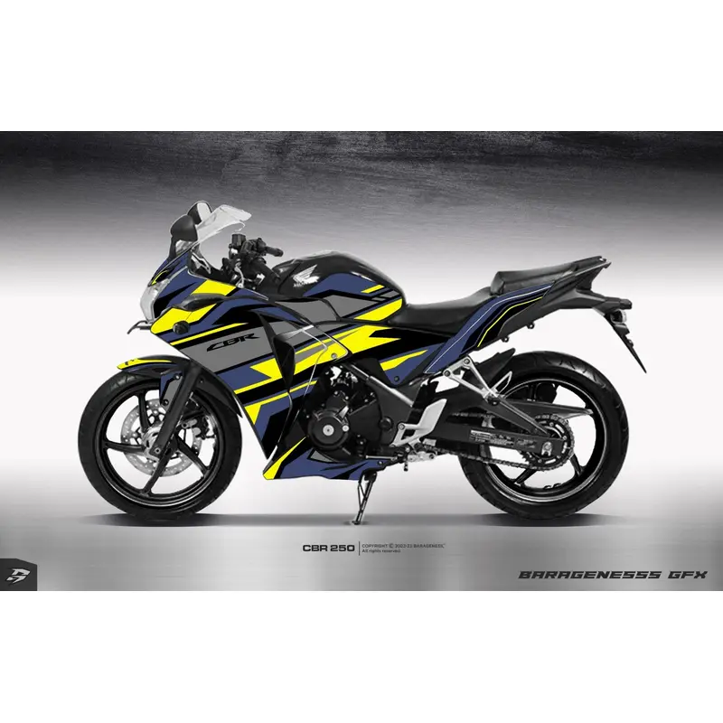 Barageness - Honda CBR 250r Automotive Graphics