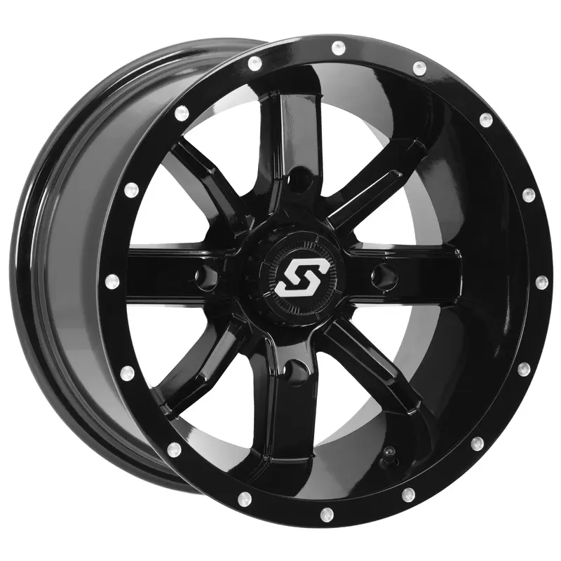 Hollow Point Wheel 14x10 4/110 5+5 (0mm) Black