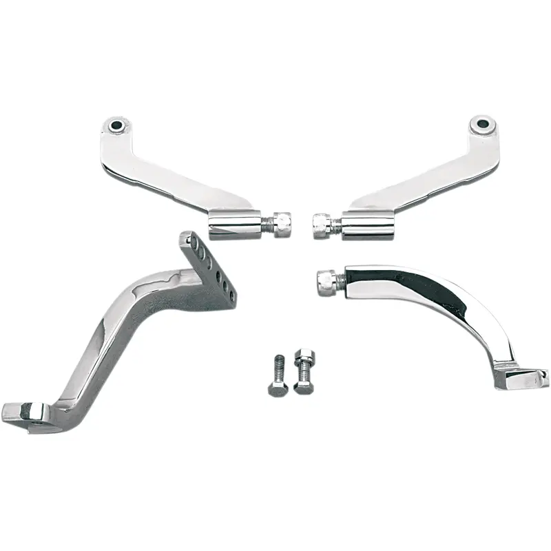 DRAG SPECIALTIES Floorboard Mounting Brackets - Chrome - FLT/FLHT 057091-BC5