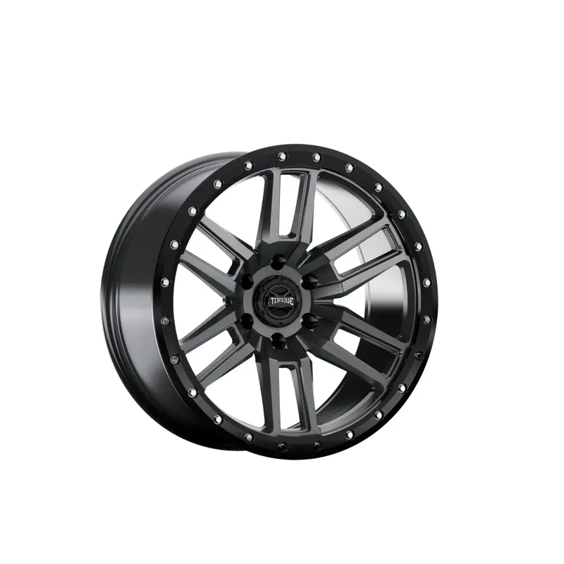 Torque Pritchett | Anthracite w/Black Lip | 18x9 | 6x5.5 | -12mm | TW411C-18908412-12