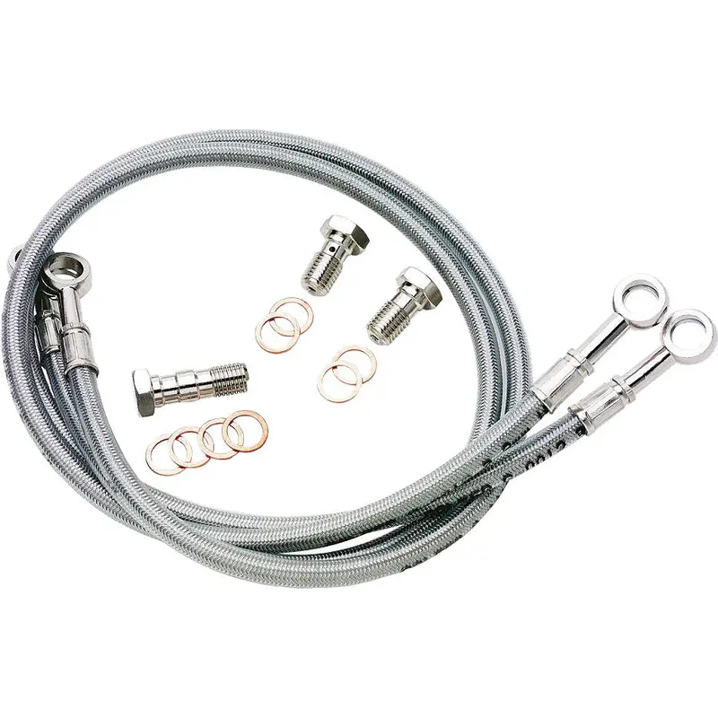 GALFER BRAKE LINE FRONT SILVER KAWASAKI FK003D367-1