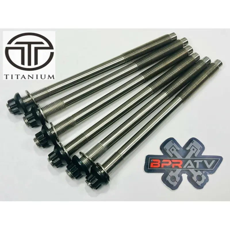 Ranger 1000 Crew XP TITANIUM Head Studs Ti Alloy Strongest Best Stud Bolt Kit