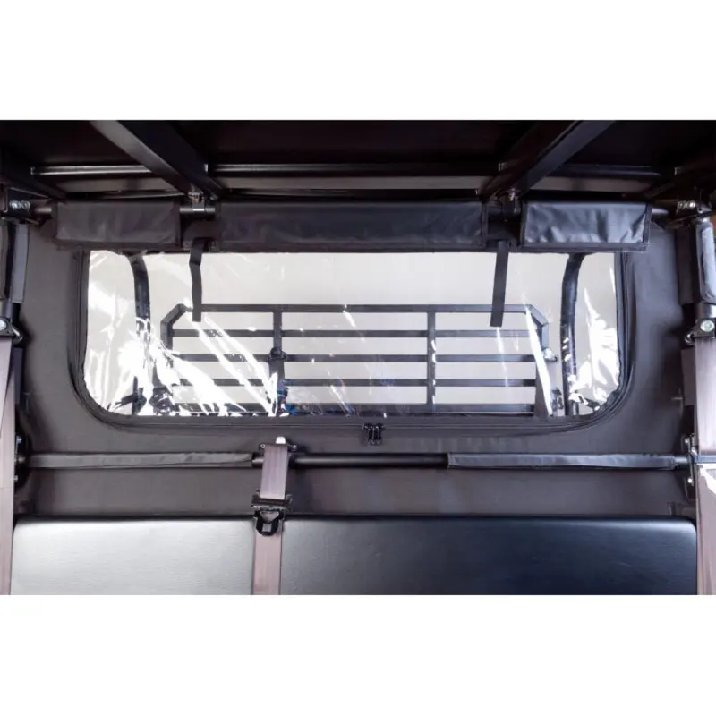 SEIZMIK Soft Rear Windshield & Dust Panel Fits Kawasaki Mule Pro FX/FXT (2018-19)