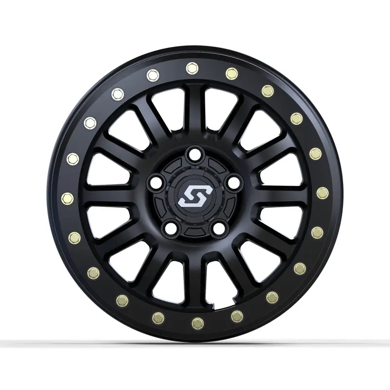 SANO BDLK WHEEL 15X7 5/4.5 6+1 (+50MM) BLACK