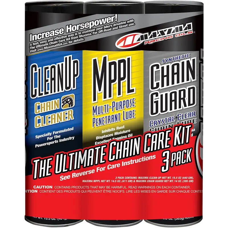 MAXIMA RACING OIL Synthetic Chain Care Kit - Aerosol 70-779203