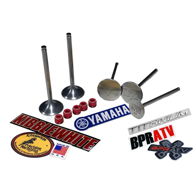 Yamaha YFZ450R YFZ 450R Kibblewhite Tensilite TITANIUM Intake Exhaust Valves Set