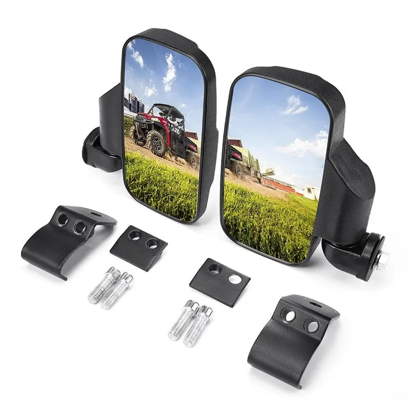 Side Mirrors for Polaris Ranger/ General, Can-Am Trail/ Defender (1 pair)