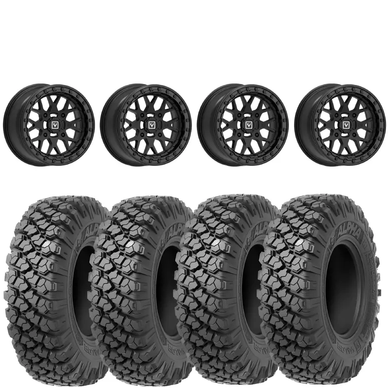 Valor Offroad V07 SATIN BLACK beadlock on Valor Offroad Alpha