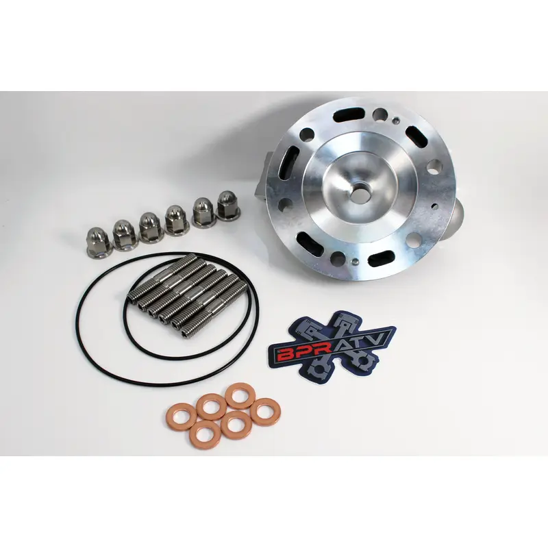 BPRATV YZ250 Stock Cylinder Head Kit Titanium Head Studs Acorn Nuts Rebuild Kit