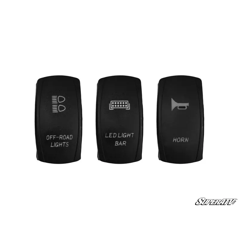 SuperATV 12V/20A Off-Road Rocker Switches